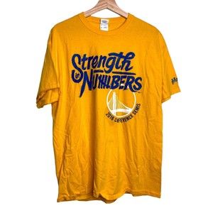 Golden State Warriors 2016 Finals T Shirt Size XL Strength By Numbers Curry